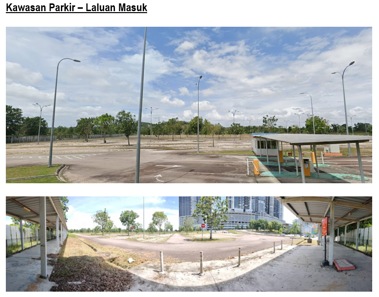 Kawasan Parkir Dan Laluan Masuk