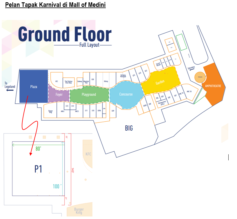 Tapak Karnival Medini Mall